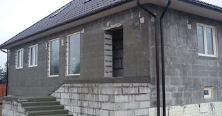 Фасад из газобетона для дома в Котласе - Строй-Ктл, качественная отделка от 2071 руб.